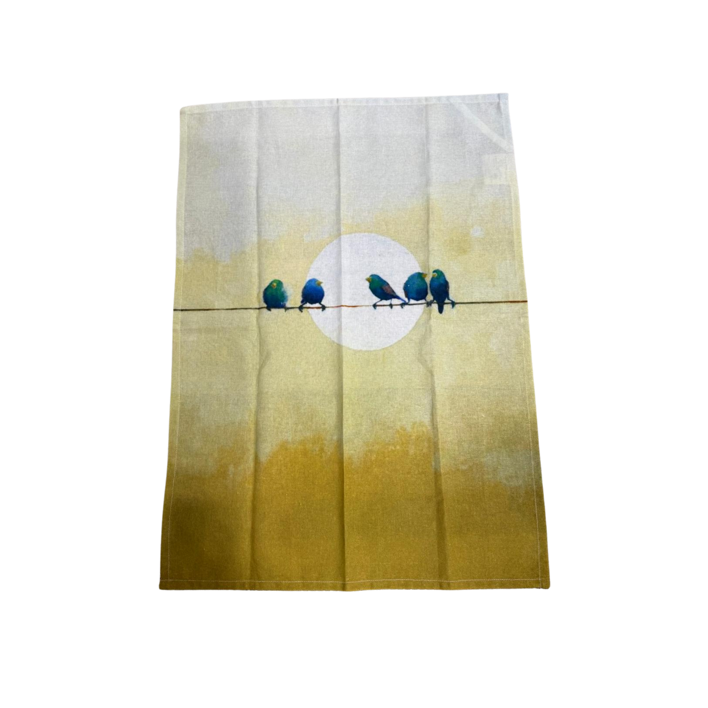 Yellow & Gold Skies Organic Cotton Kitchen Towels – Set of 2