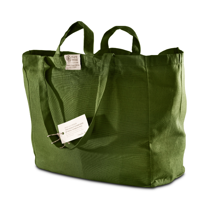 Multi pouch Grocery Bag | Reusable Grocery Bag | Grocery Tote Bag | Plain Totes Bags - Pure Mitti
