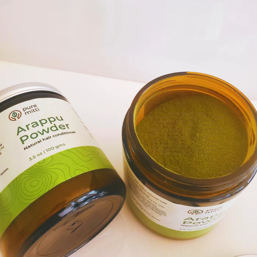 Arappu or Albizia Amara Powder Jar