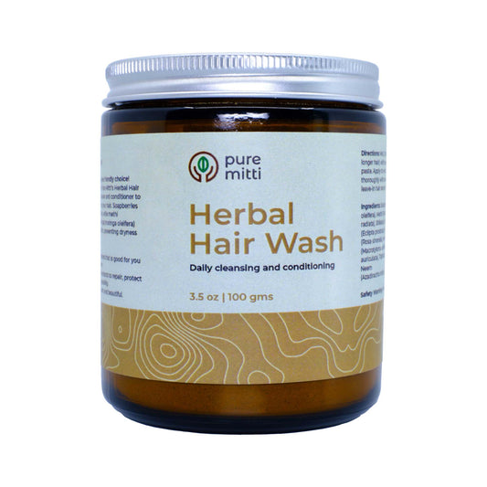 Organic Ayurveda Herbal Hair Powder – Daily Wash Cleanser