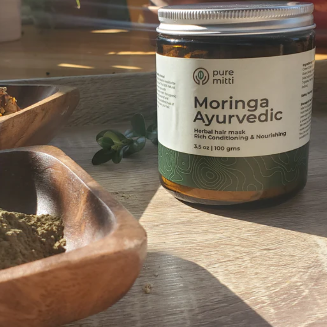 Moringa Methi Ayurvedic Rich Conditioning Hair Mask Refillable pack