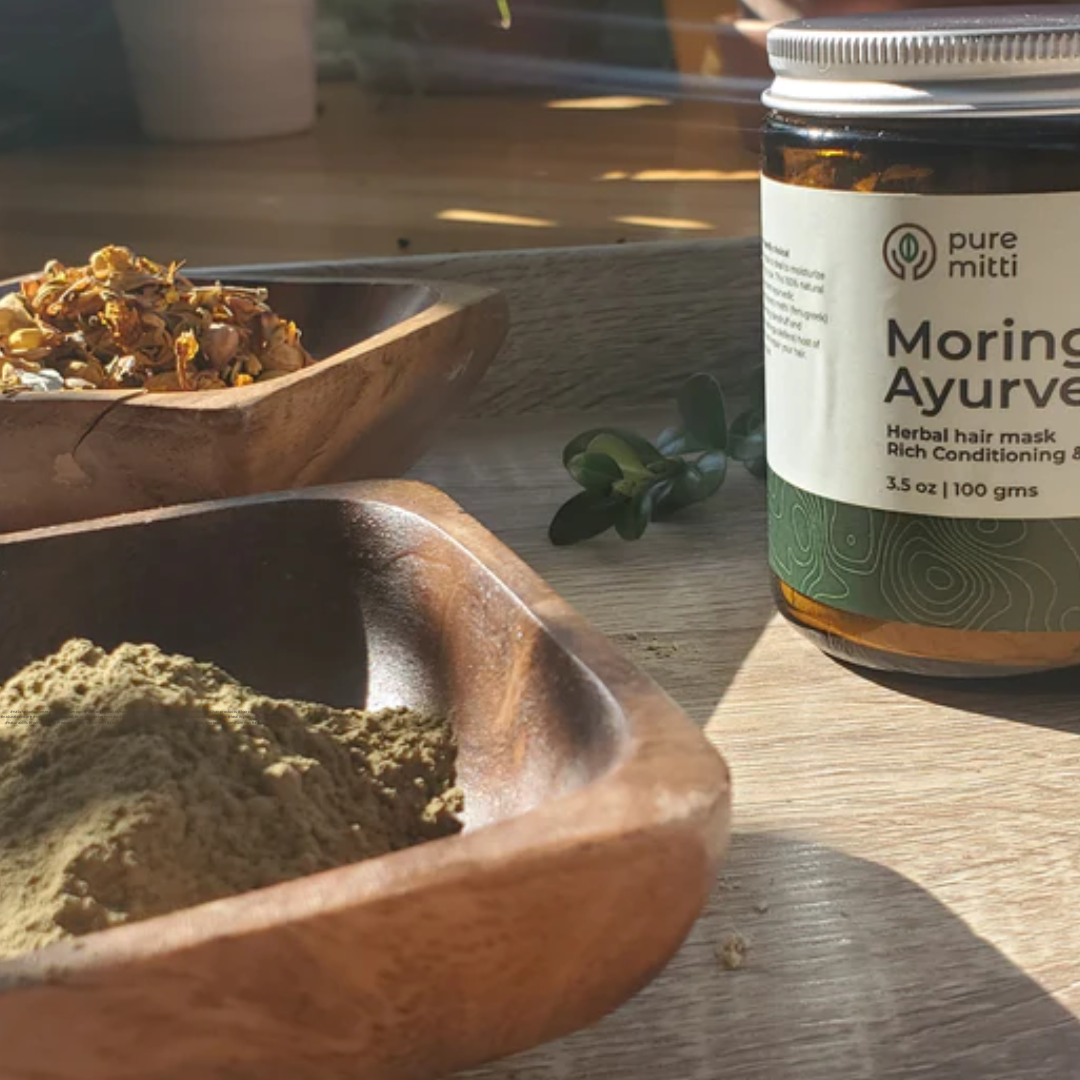 Moringa Methi Ayurvedic Rich Conditioning Hair Mask Refillable pack