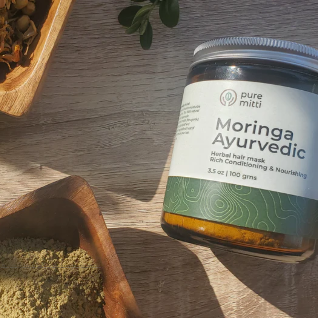 Moringa Methi Ayurvedic Rich Conditioning Hair Mask Refillable pack