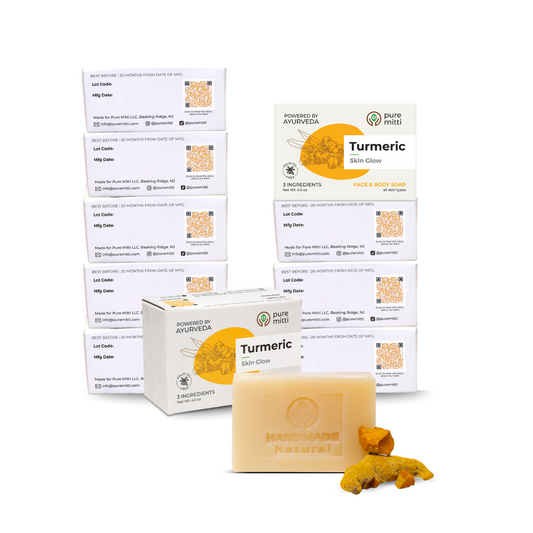Turmeric Soap Bundle – Set of 10 Natural Ayurvedic Soaps
