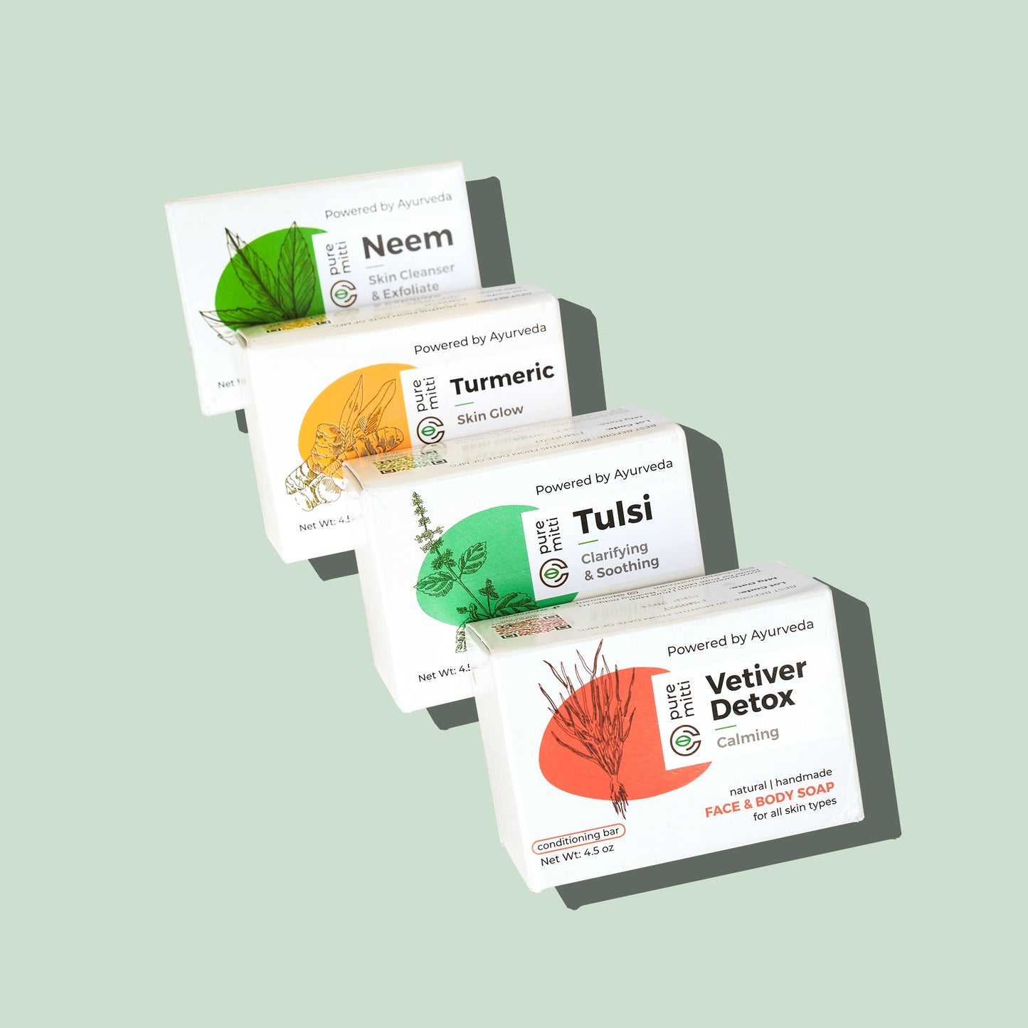 Ayurvedic 4 Combo Soap Collection