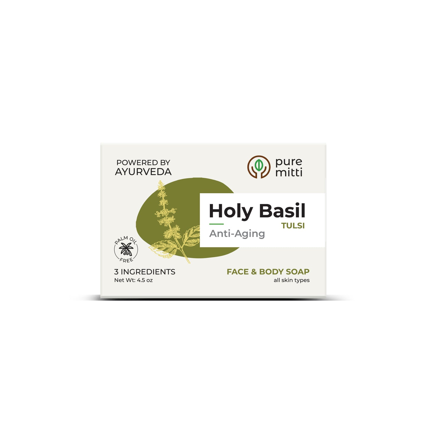 Holy Basil (Tulsi) Face & Body Bar