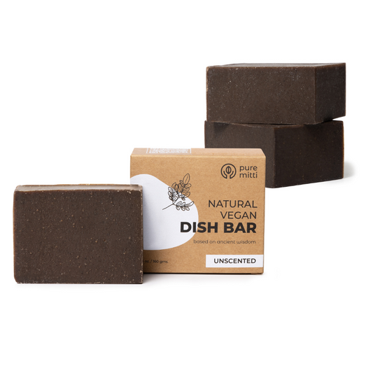 Natural Vegan Dish Bar Soap - Unscented