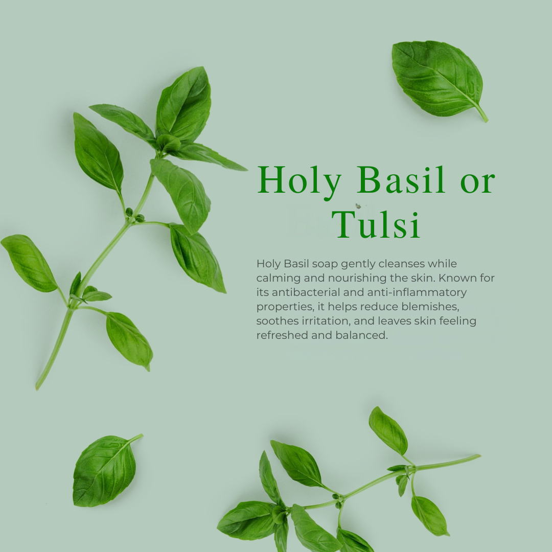 Holy Basil (Tulsi) Face & Body Bar