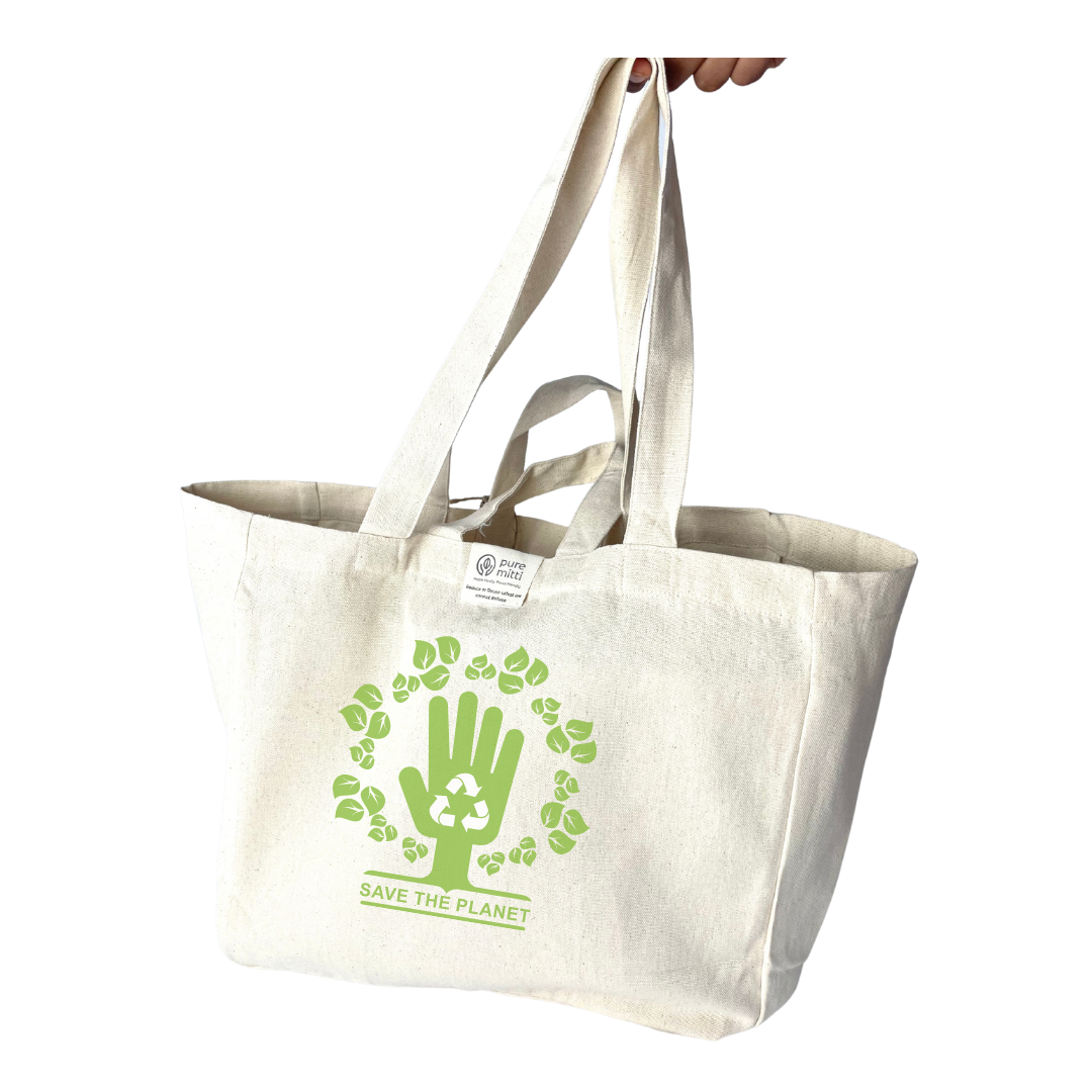 Custom reusable outlet totes