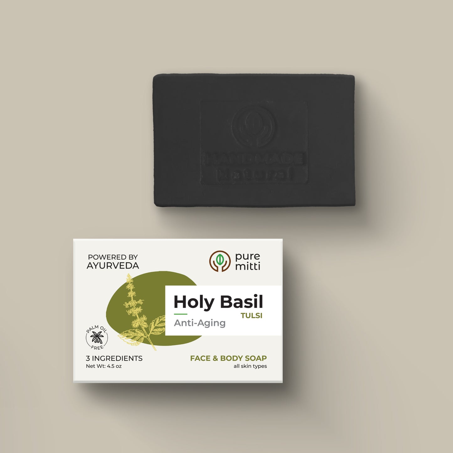 Holy Basil (Tulsi) Face & Body Bar