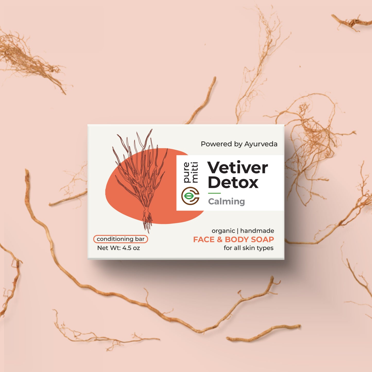 Vetiver Detox Face & Body Bar