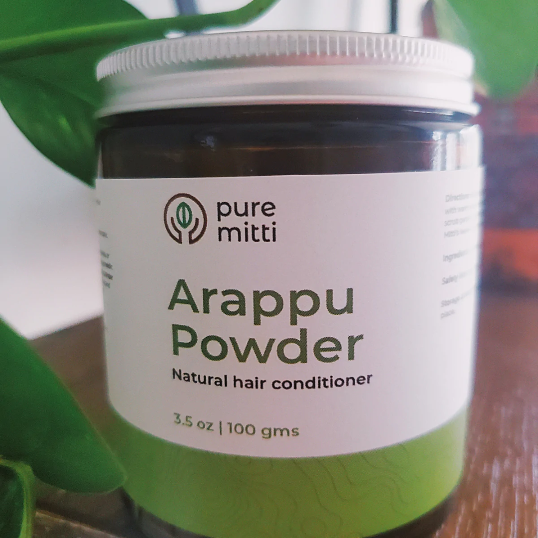 Arappu or Albizia Amara Powder in Jar