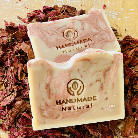 Hibiscus Soap - Hand Made Moisturising Bar Soap