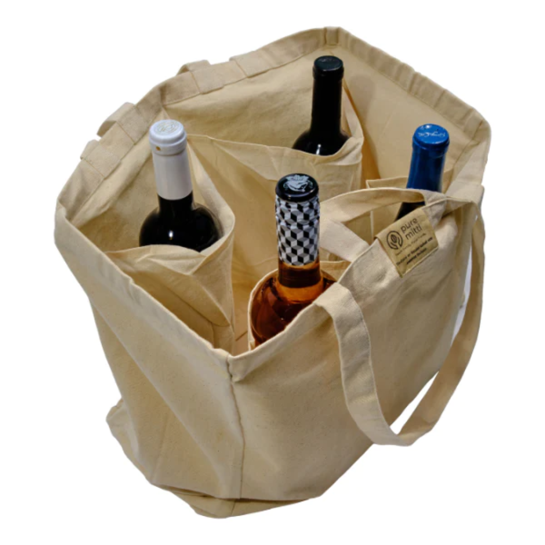 wine_tote_with_4_pockets_reduce_single_use_plastic_waste