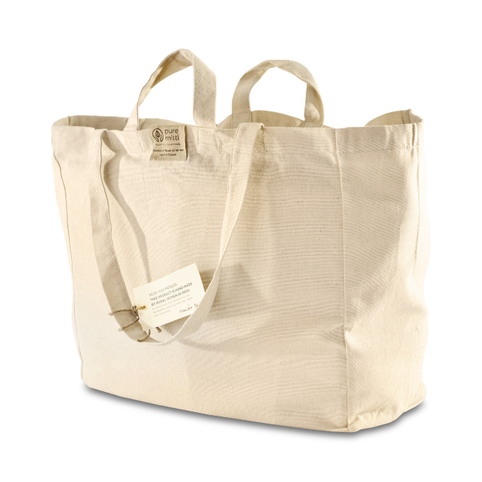 Multi pouch Grocery Bag | Reusable Grocery Bag | Grocery Tote Bag | Plain Totes Bags - Pure Mitti