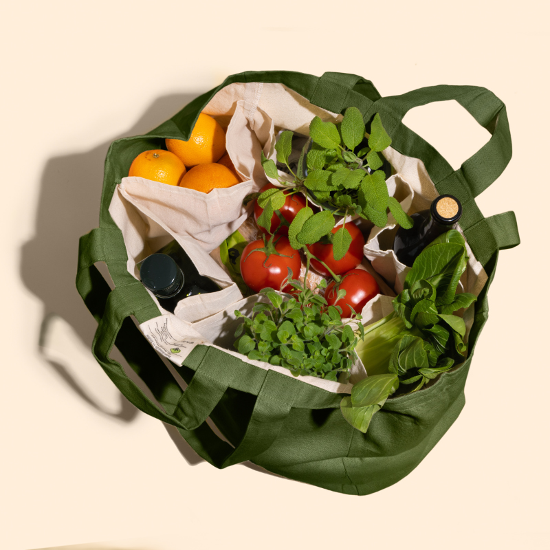 Vegetable bags with 6 Compartments - ETHICA ONLINE